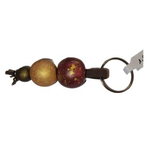 Sleutel/tassenhanger "Wood"
